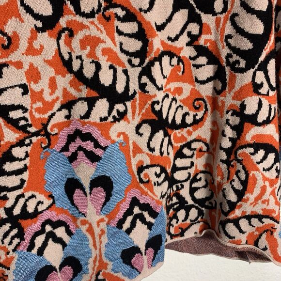 Anthropologie Maeve Mock Neck Multi-Pattern Oversized Sweater Size Small Women’s - Picture 5 of 15